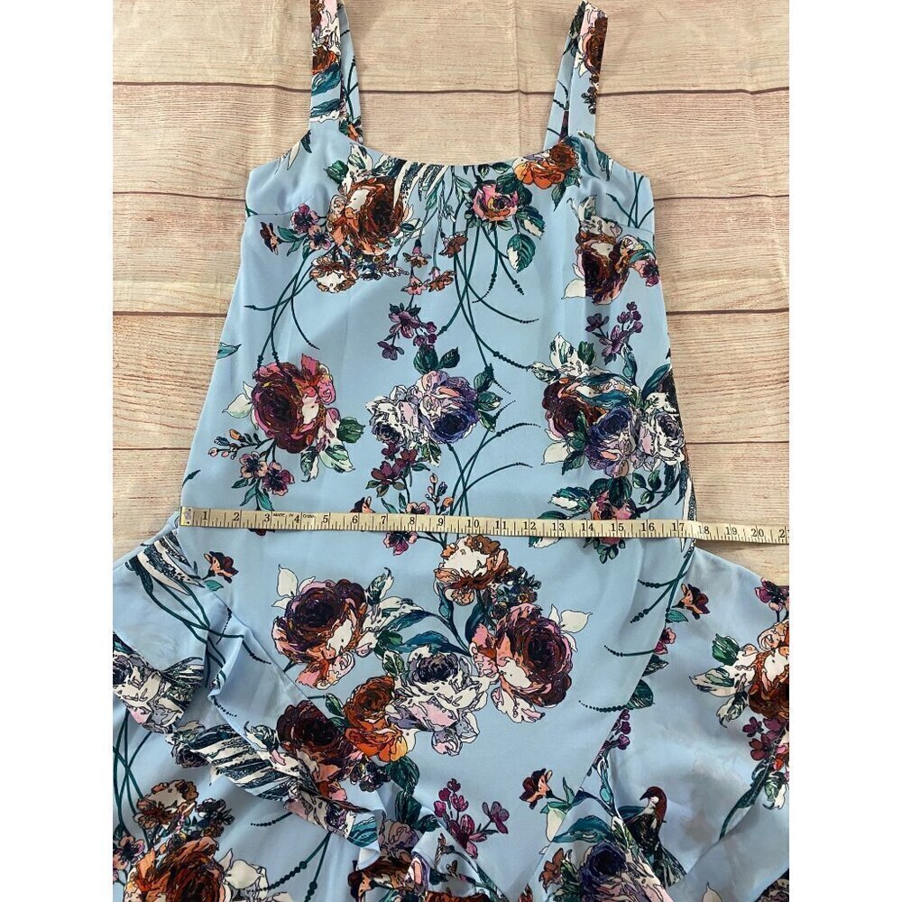 Cooper Street Women's Blue Floral high Low Summer Dress - 4 - Picture 6 of 12